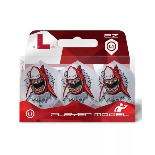 Fluturas darts L-Style L1EZ Florian Hempel L1EZ alb