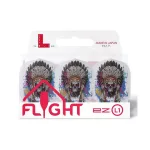 Fluturas darts L-Style L1EZ Chief Skull, alb transparent