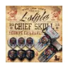 Fluturas darts L-Style L1EZ Chief Skull, alb transparent