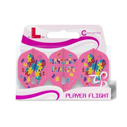Fluturasi darts L-Style Pro L1 jucator – Fallon Sherrock – roz