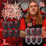 Fluturas darts L-Style L1Pro Ryan Searle V4, transparent alb