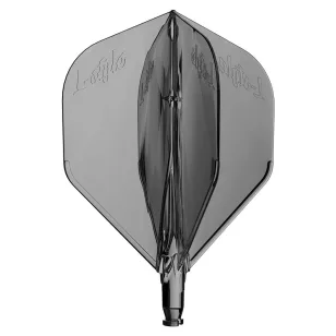   Fluturas darts L-Style L-System 1P L1, negru transparent 1buc