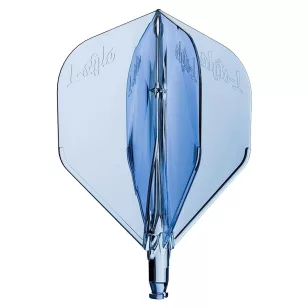   Fluturas darts L-Style L-System 1P L1, albastru transparent 1 buc