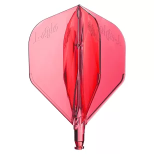 Fluturas darts L-Style L-Sytem 1P L1, rosu transparent 1 buc
