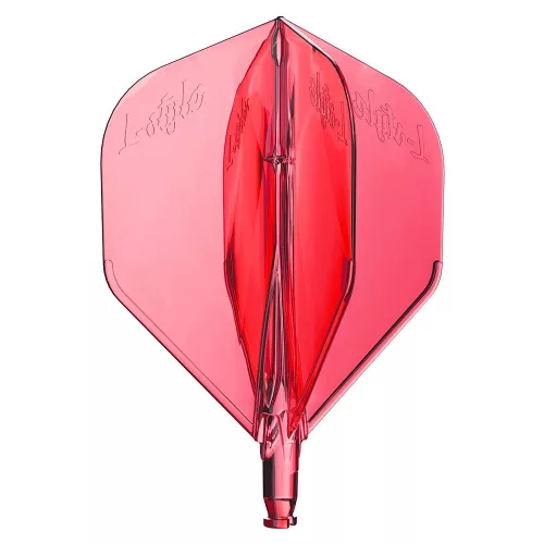 Fluturas darts L-Style L-Sytem 1P L1, rosu transparent 1 buc