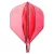 Fluturas darts L-Style L-Sytem 1P L1, rosu transparent 1 buc