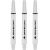 Tija darts Mission GripLock, alb, 48mm, lung
