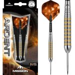 Sageti darts Mission steel Ardent 24g, M2, front grip ring, alama