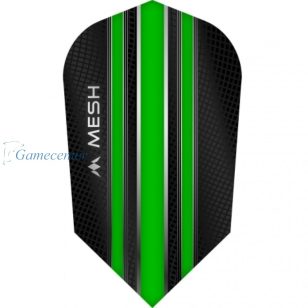 Fluturasi darts Mission Mesh, verde , ingust, 100 microni