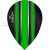 Fluturasi darts Mission Mesh, verde , pear, 100 microni