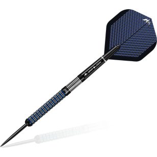 Set sageti darts Mission steel Nightfall 21g, M1, straight ring 90% wolfram