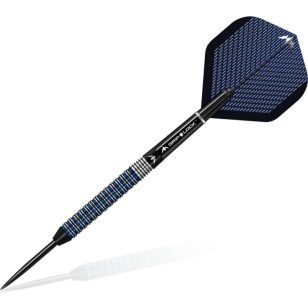 Set sageti darts Mission steel Nightfall 22g, M2, straight ring 90% wolfram