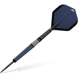 Set sageti darts Mission steel Nightfall 25g, M3, taper, 90% wolfram
