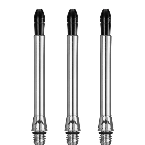 Tija darts Mission Titan Fox, titanium, argintiu marimea, negru top preschimbabil, medium, 35mm