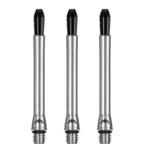 Tija darts Mission Titan Fox, titanium, argintiu marimea, negru top preschimbabil, medium, 35mm