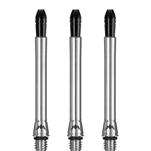 Tija darts Mission Titan Fox, titanium, argintiu marimea, negru top preschimbabil, medium, 35mm