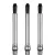 Tija darts Mission Titan Fox, titanium, argintiu marimea, negru top preschimbabil, medium, 35mm