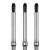 Tija darts Mission Titan Fox, titanium, argintiu marimea, negru top preschimbabil, medium, 35mm