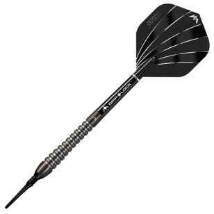 Sageti darts Mission soft Spiro 19g, M2, curved, 90% tungsten