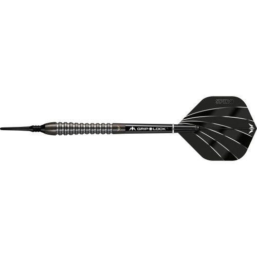 Sageti darts Mission soft Spiro 19g, M2, curved, 90% tungsten