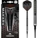 Sageti darts Mission soft Makara M1, 19g straight, 90% tungsten