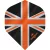 Fluturasi darts Mission Alliance, Union Jack, No2, 150 microni gros , negru, portocaliu
