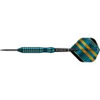  Sageti darts Mission steel Solace M1, 22g alama, albastru si verde 