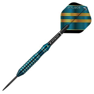 Sageti darts Mission steel Solace M1, 22g alama, albastru si verde 