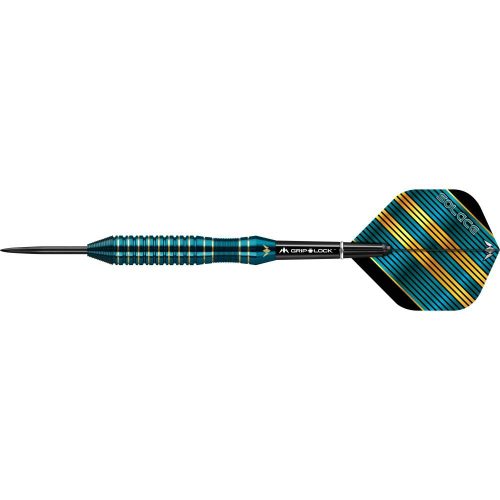 Sageti darts Mission steel Solace M1, 22g alama, albastru si verde 