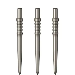 Varf Darts din otel Mission Sniper Titan pro 28mm, argintiu