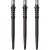Varf darts metalic Mission Sniper Micro grip 28mm, negru-argintiu