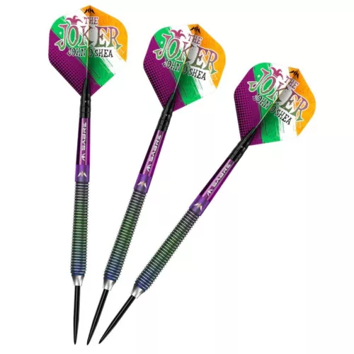 Set sageti darts Mission steel John O Shea The Joker, Coral PVD 22g, 95% wolfram