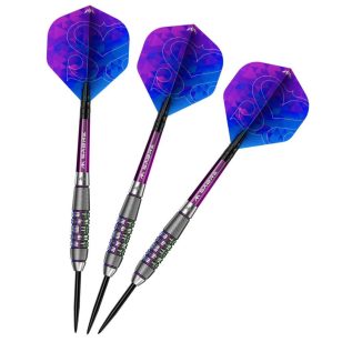 Set sageti darts Mission steel Suzanne Smith Coral PVD 24g, 90% wolfram