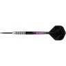 Set sageti darts Mission steel James Hurrell Black PVD-Electro Purple 24g, 90% wolfram