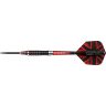Set sageti darts Mission steel DARRYL FITTON BLACK-RED ELECTRO 24G, 95% WOLFRAM