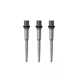 Varf de darts cu filet Mission Titan Ripple 26mm argintiu