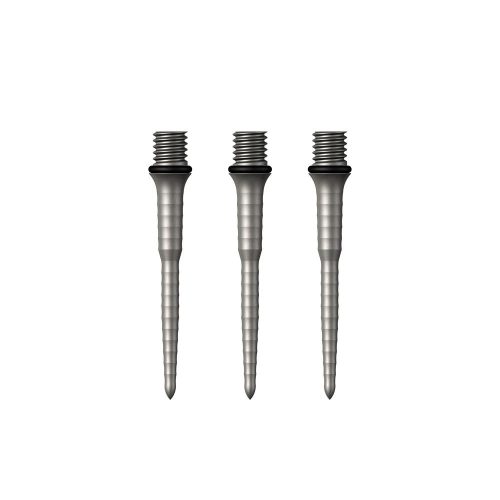 Varf de darts cu filet Mission Titan Ripple 26mm argintiu