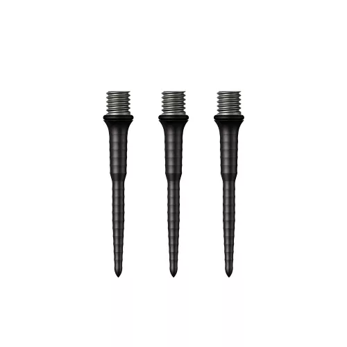 Varf de darts cu filet Mission Titan Ripple 30mm negru
