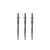 Varf darts steel Mission Sniper Lunar FS 28mm argintiu