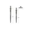 Varf darts steel Mission Sniper Lunar FS 28mm argintiu