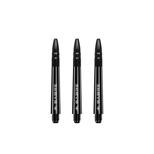 Tija Mission Sabre negru cu top metalic, mediu + 44.5mm