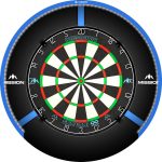 Sistem de lumina Mission Torus 270 albastru pentru tinte de darts, fara umbra