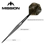 Set darts steel Mission Saturn Titan, 90% tungsten 22g