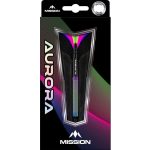 Set darts Mission Steel Aurora 23g, 90% wolfram