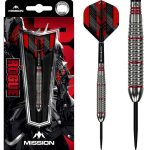 Set sageti steel Mission Rouge 22g, corp din alama (brass)