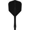   Fluturas si tija darts Mission Force 90 Vortex negru, fluturas No6 si tija medie