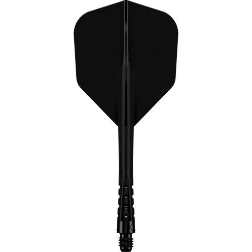 Fluturas si tija darts Mission Force 90 Vortex negru, fluturas No6 si tija lunga