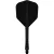 Fluturas si tija darts Mission Force 90 Vortex negru, fluturas No6 si tija lunga