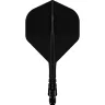 Fluturas si tija darts Mission Force 90 Vortex negru, Fluturas No2 si tija scurta