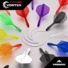 Fluturas si tija darts Mission Force 90 Vortex negru, Fluturas No2 si tija medie